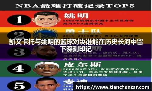 凯文卡托与姚明的篮球对决谁能在历史长河中留下深刻印记